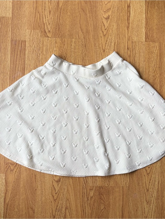 Disney Dresses & Skirts - Disney Lauren Conrad cream Mickey Mouse puff print twirl a line skirt sz S